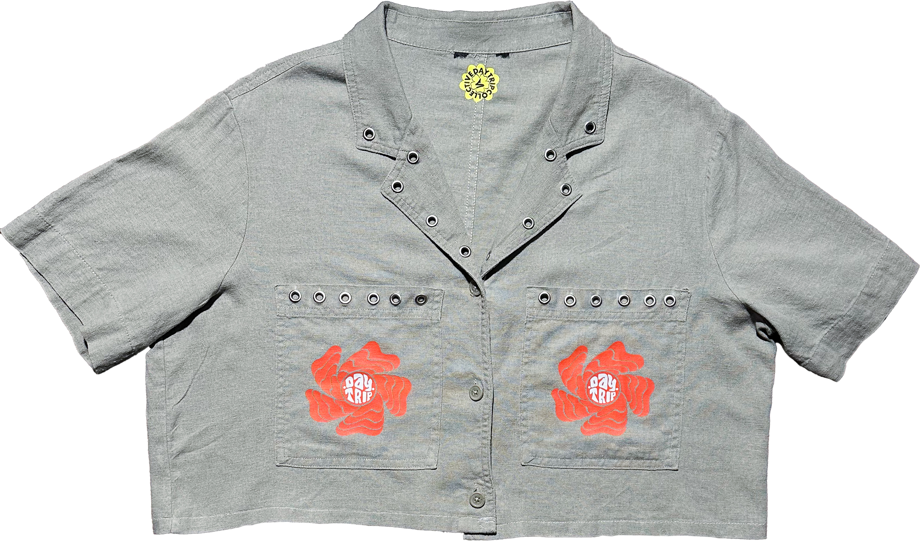 [DAPPER FLY - WMNS BUTTON UP][GRN/ORG]