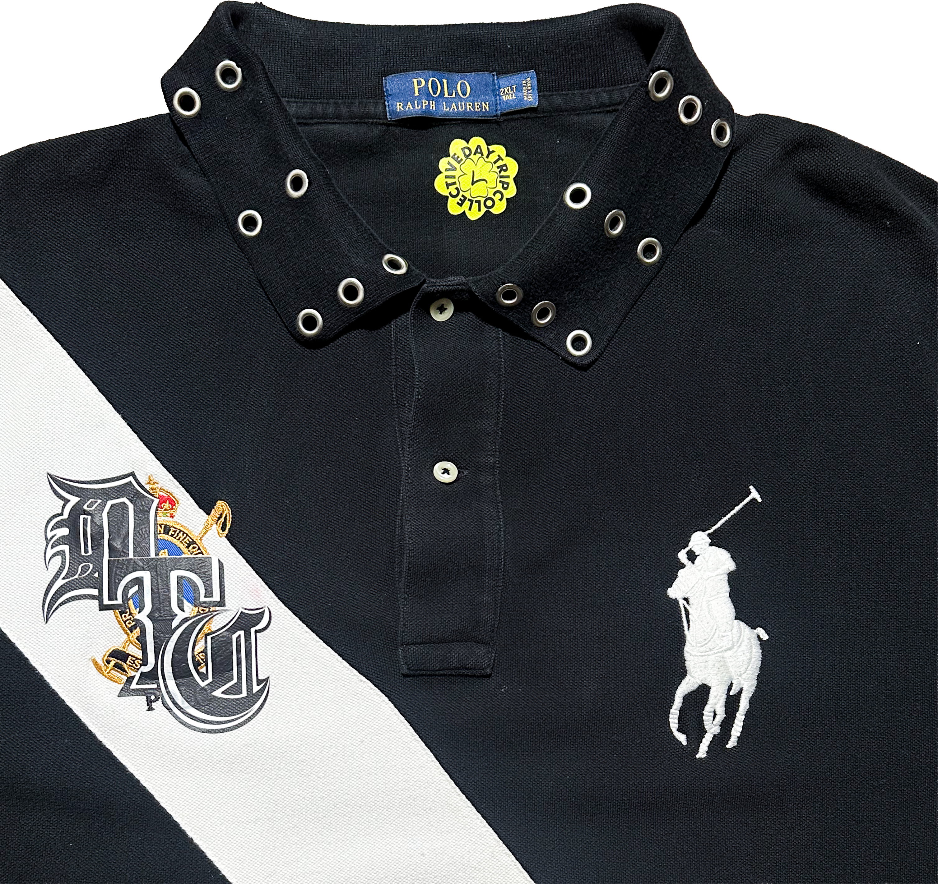[DAPPER FLY - DTC POLO][WHT/BLK]