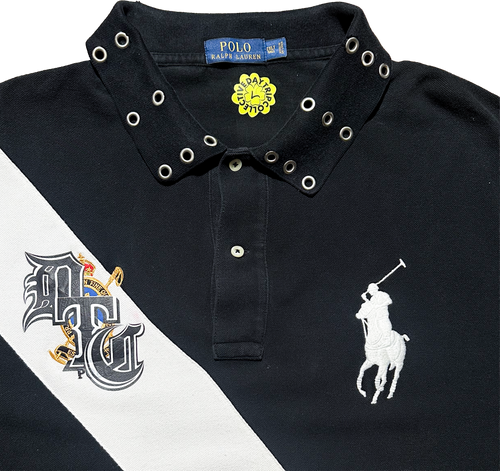 [DAPPER FLY - DTC POLO][WHT/BLK]