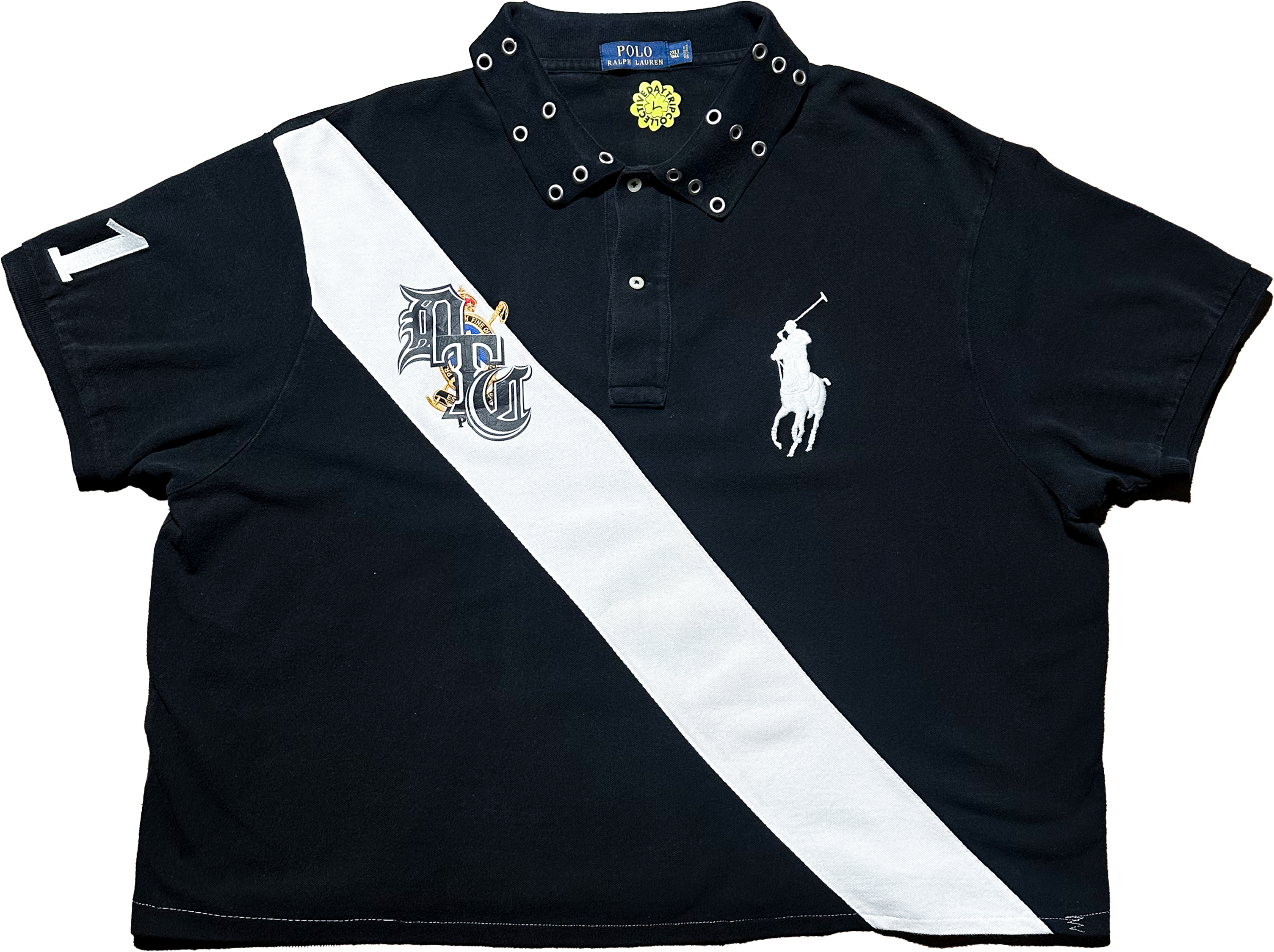[DAPPER FLY - DTC POLO][WHT/BLK]