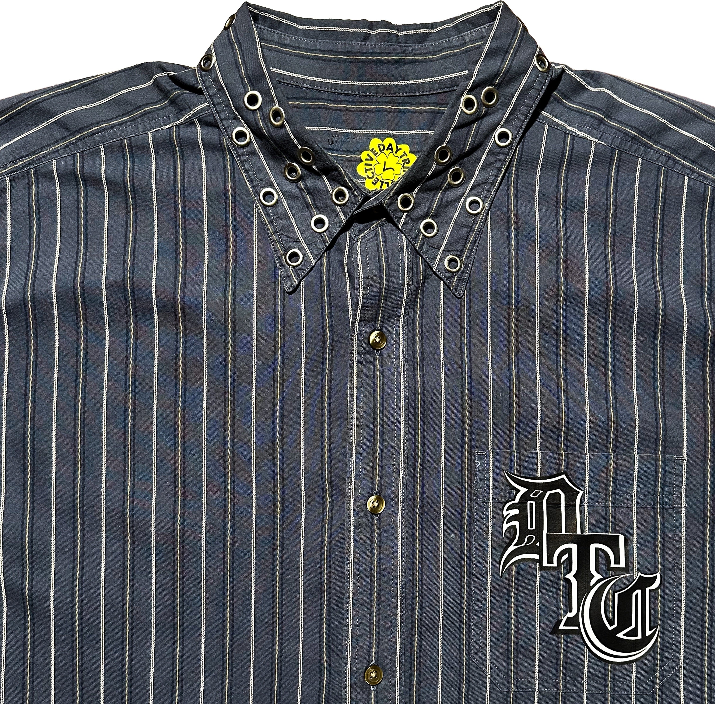 [DAPPER FLY - NVY DTC BUTTON UP][NVY/BLK]