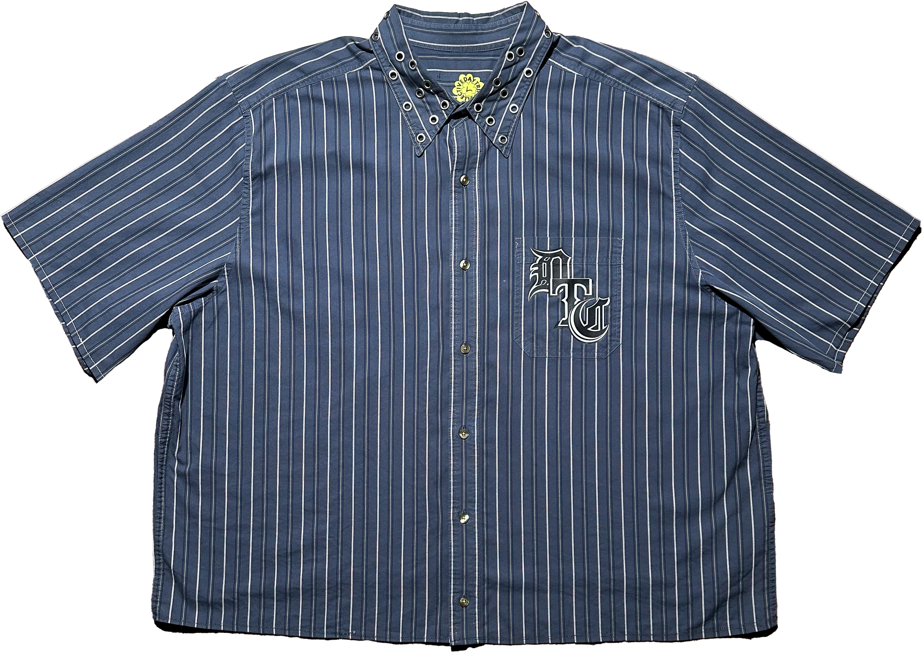 [DAPPER FLY - NVY DTC BUTTON UP][NVY/BLK]