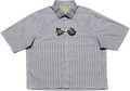 [DAPPER FLY - STAMP BUTTON UP][NVY/WHT]