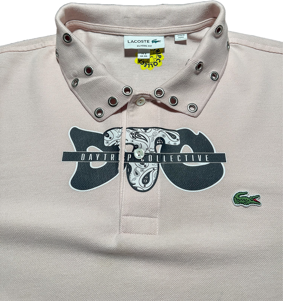 [DAPPER FLY - PNK STAMP POLO][PINK/SALMON]