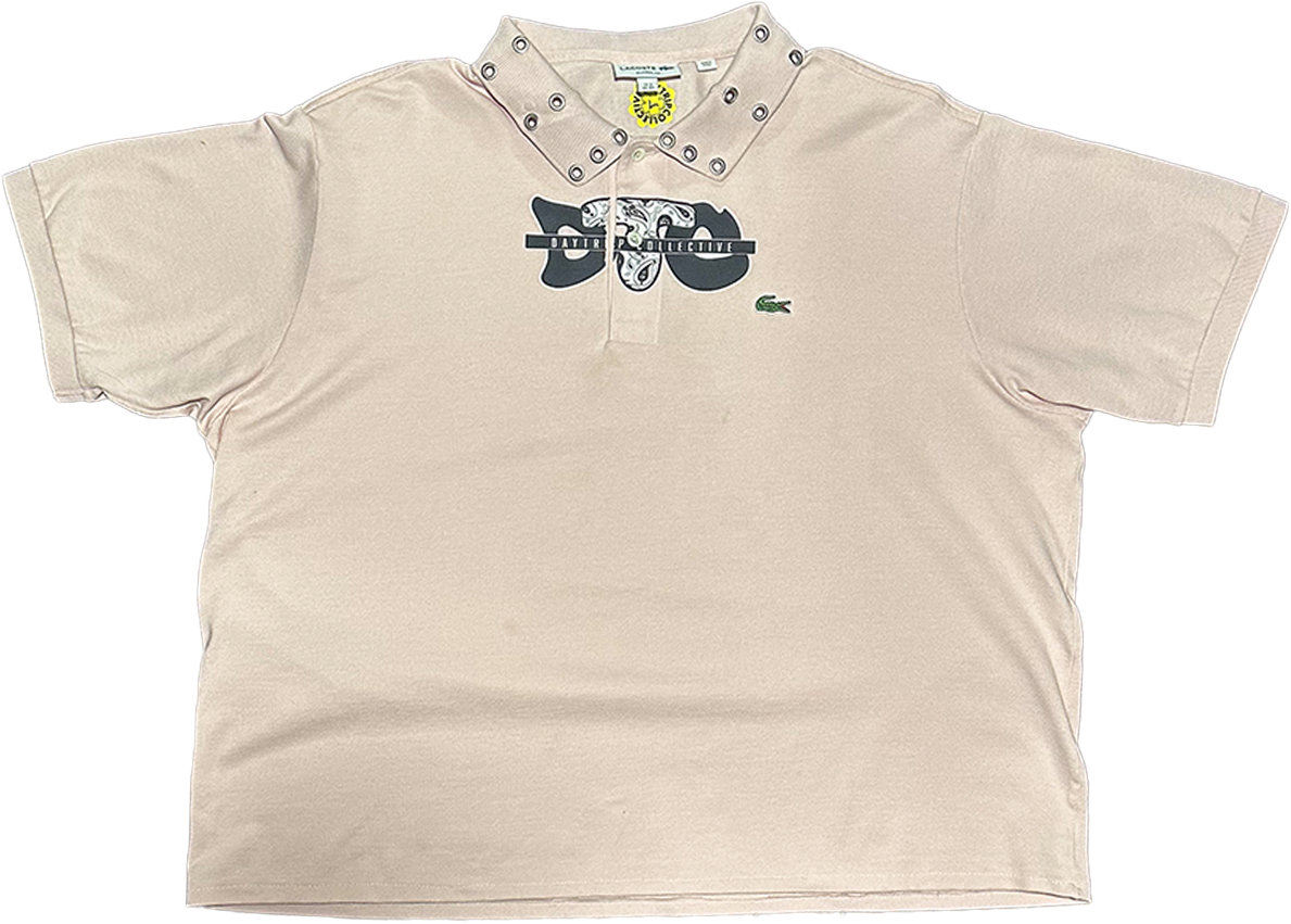 [DAPPER FLY - PNK STAMP POLO][PINK/SALMON]